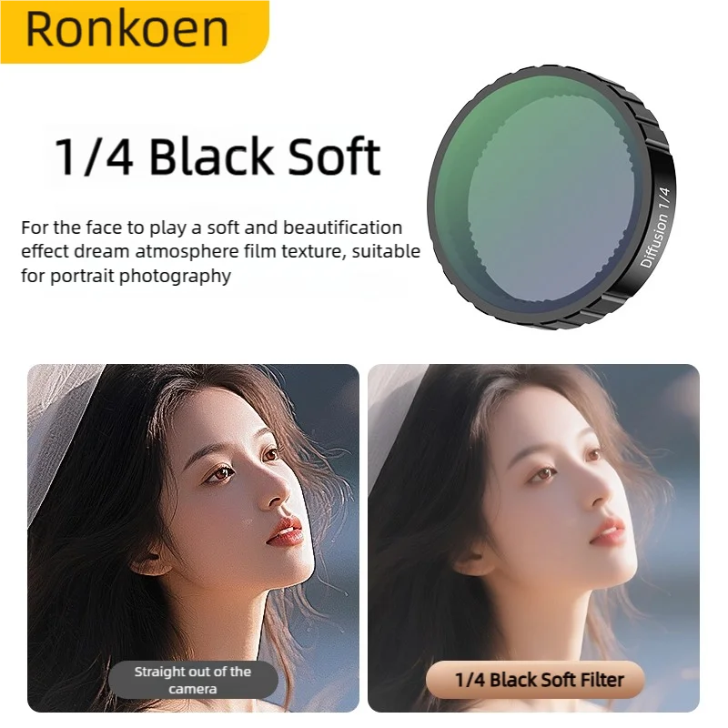Ronkoen ND CPL Filter for DJI OSMO Action4/5Pro Action Camera Accessories CPL ND8 ND16 ND32 Lens Set Aluminium Alloy Frame