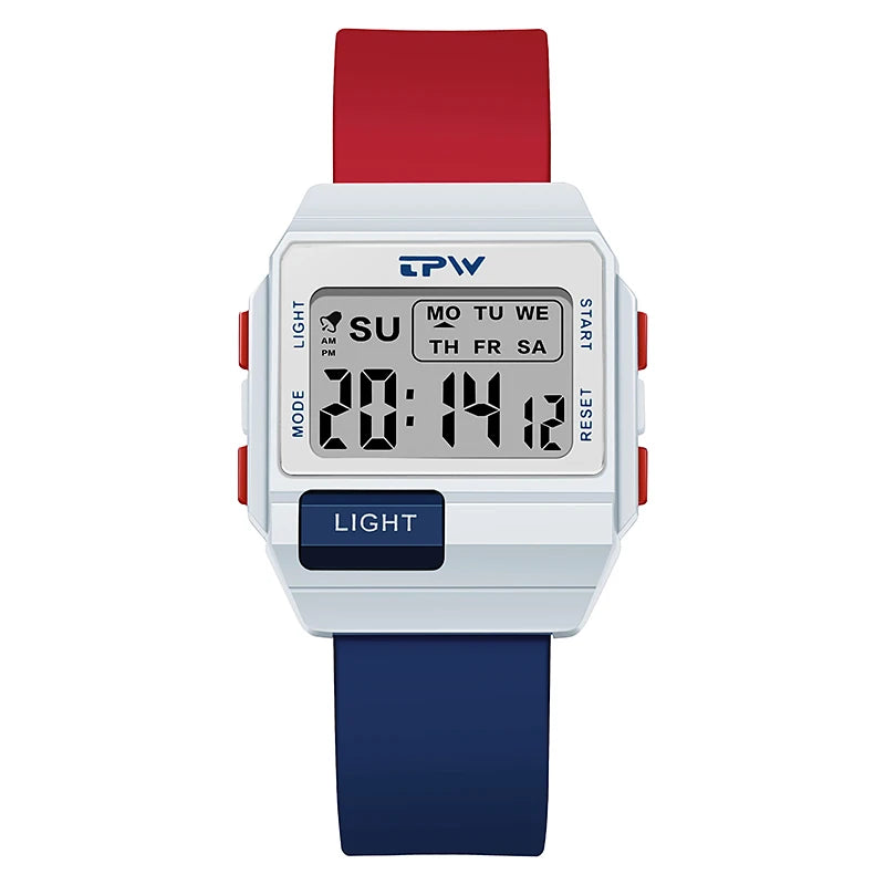 TPW 36mm Midsize Digital Watch For Women Teenage  Meter Water Resistant