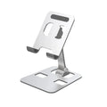 Universal Aluminum Alloy Foldable Desk Phone Holder Mount Stand For iPhone 15 14 Mobile Phone Holder Tablet Desktop Metal Holder