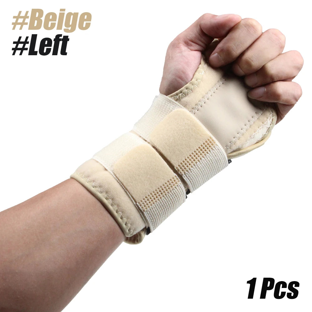 Wrist Brace for Carpal Tunnel, Night Support Adjustable Wrist Splint, Hand Support Relief Pain of Arthritis, Tendonitis, Sprains