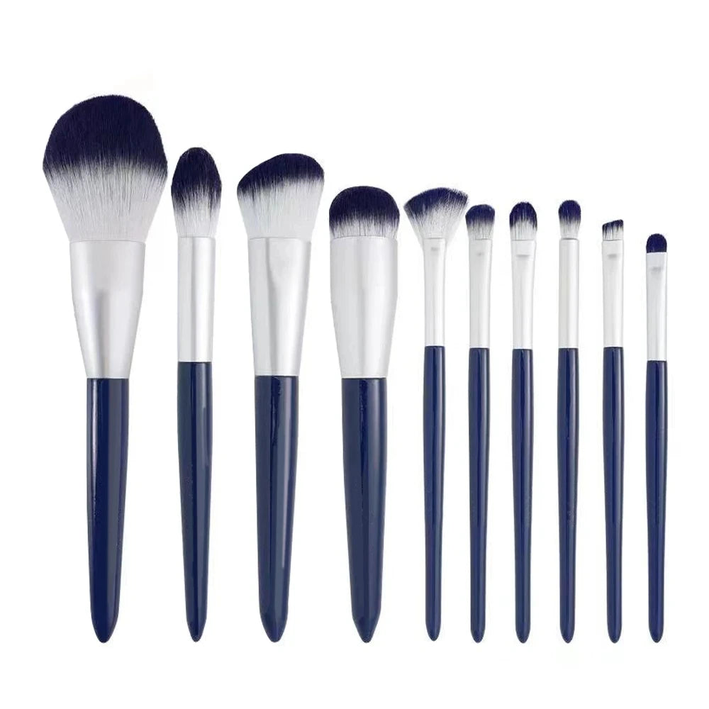 10PCS Makeup Brush Set Professional Super soft detail brush Blush Brush Foundation Concealer Eyeshadow Brush
