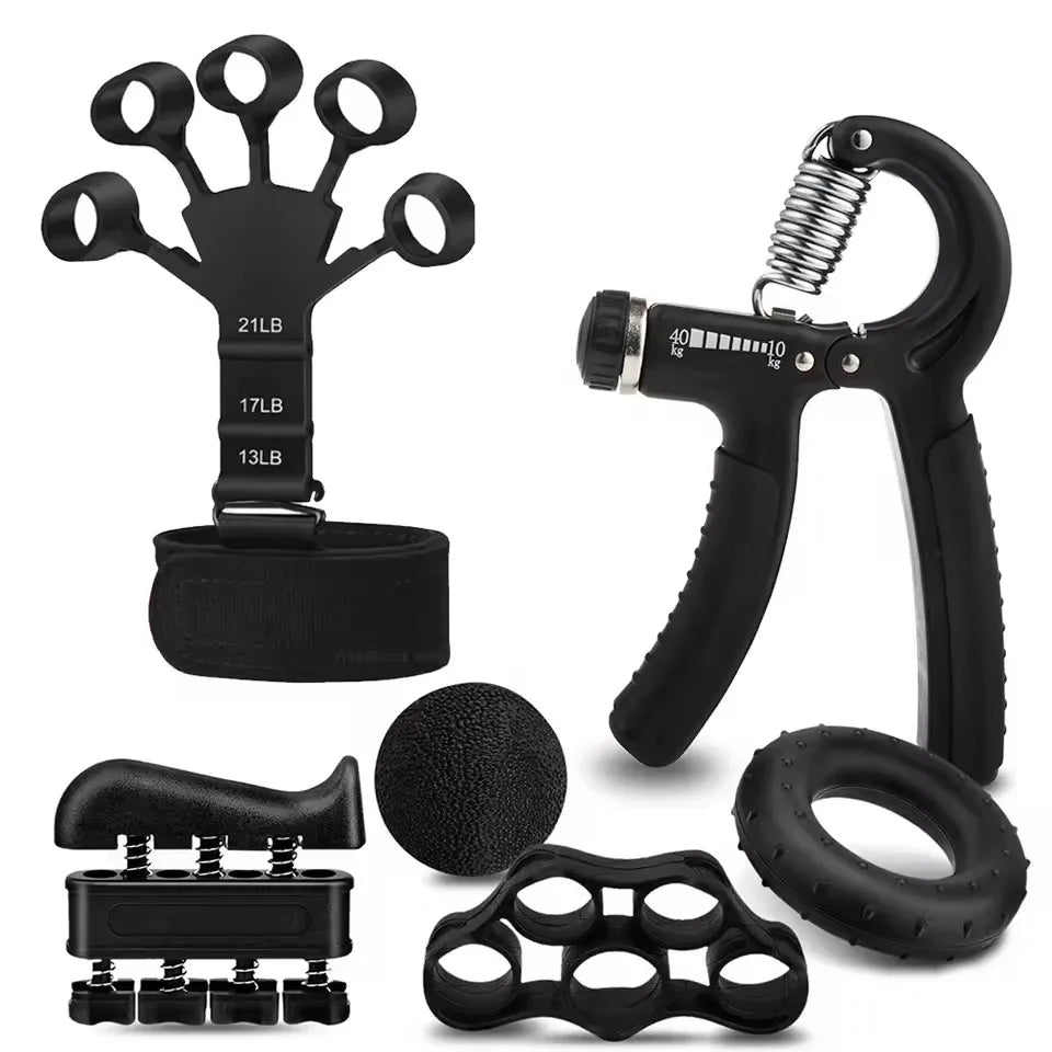 Adjustable 5-60Kg Heavy Hand Gripper Fitness Hand Exerciser Grip Wrist Training Finger Gripper Hand Strengthener For Patient