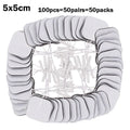 20/100p 5x5cm TENS Ems Nerve Muscle Stimulator Electrode Pads Gel Electrode Pads Tens Electrodes Acupuncture Machine 2mm Plug
