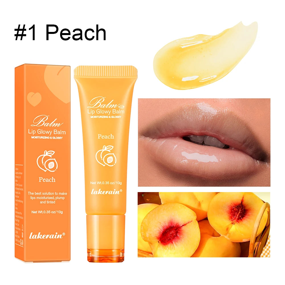 Lakerain Brightening Lip Balm Reduces Lip Lines Lips Moisturizing Hydrating Removing Dead Skin Fruity Moisturizing Lip Balm