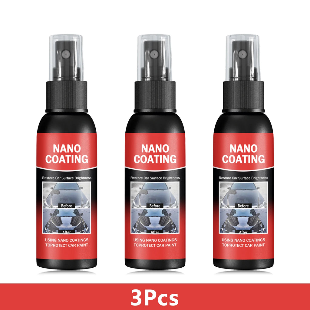 Car Nano Coating Brightening Cars Paint Kit - Professional Auto Polishing Tool, High Gloss Car Paint Scratch Repair Protection