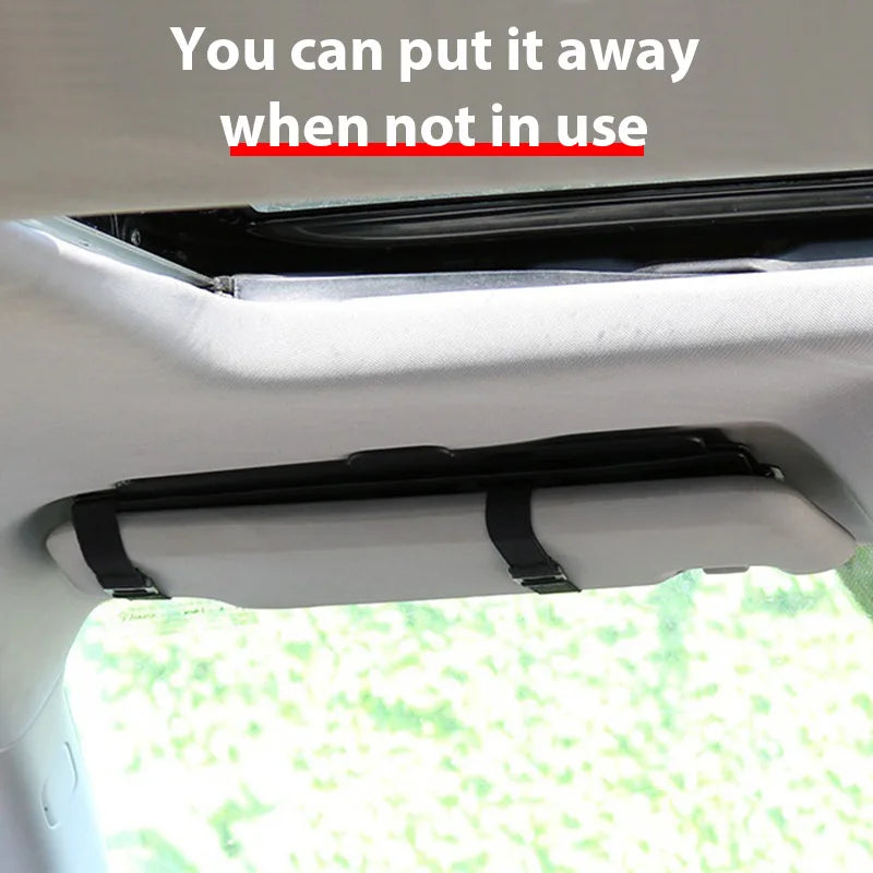Universal Car Sun Visor Extender Anti-glare UV Retractable Sun Shield Multifunctional Accessories Easily Install Lightweight