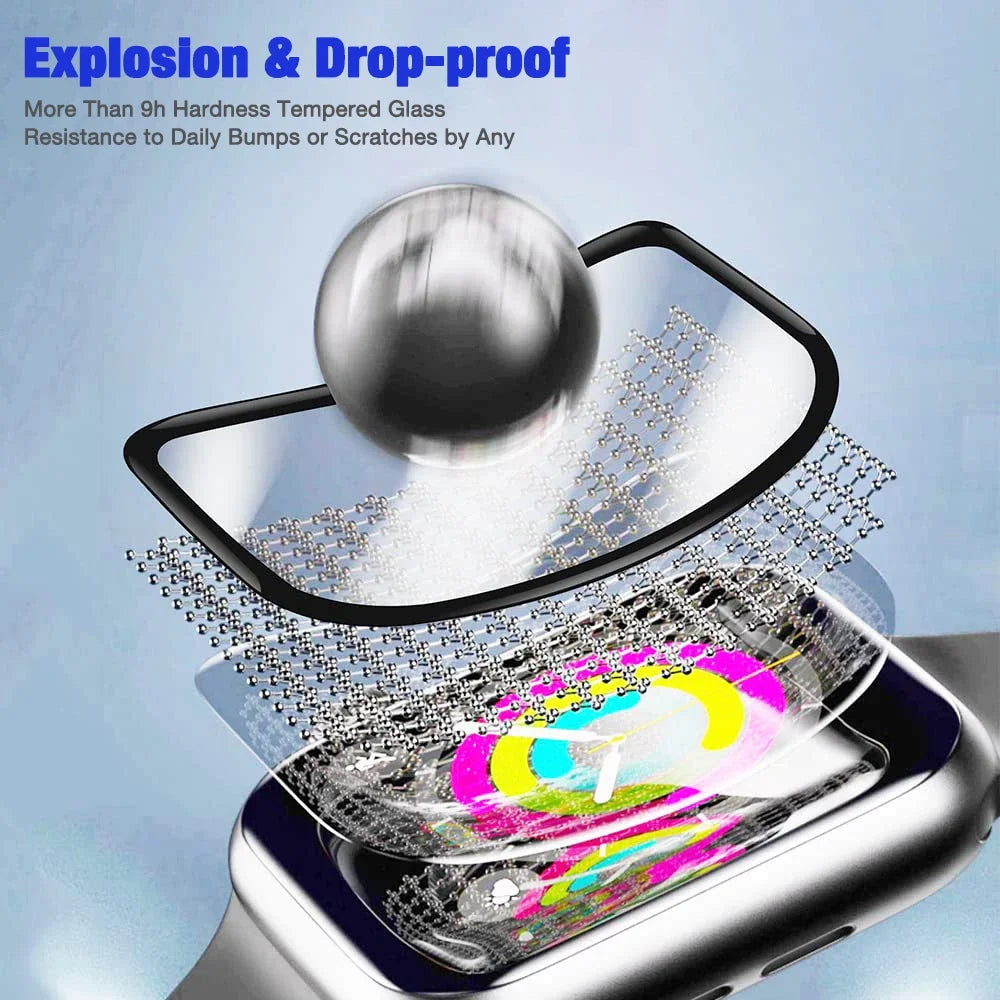 Install Tray Screen Protector for Apple Watch Ultra Series 9 8 7 6 5 4 3 SE Protective iWatch 49mm 45mm 41mm 44mm 42mm 40mm 38mm