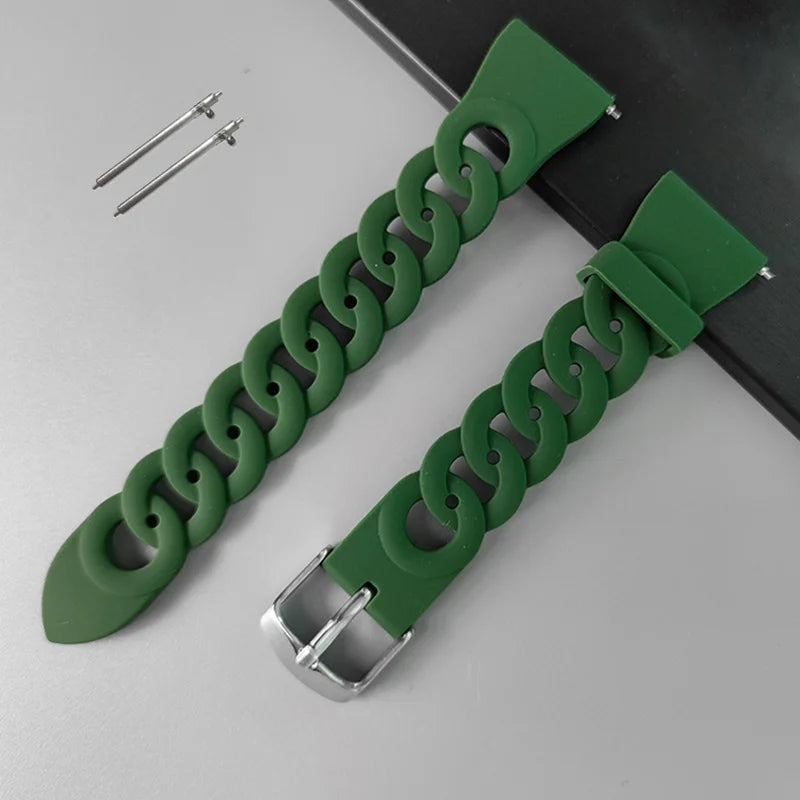 20mm strap For Samsung Galaxy watch 4/4 classic/5 Pro/Active 2/3/Gear S3/amazfit bip 22mm bracelet Huawei watch GT 2/3 Pro band