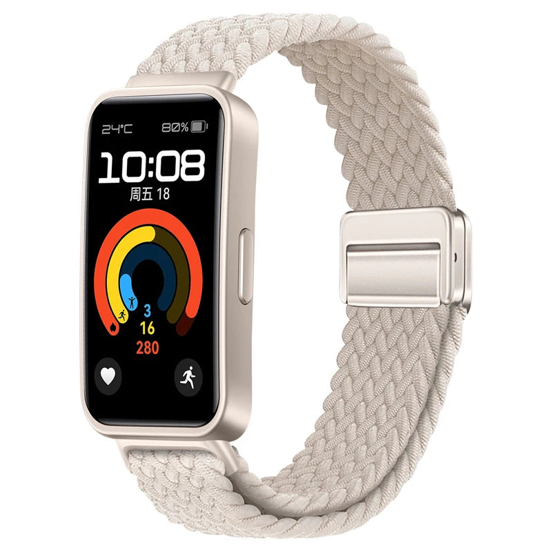 Sports Nylon Loop Strap for Huawei Band 11/11 Pro/10/9/8 Official Replacement Bracelet Belt Huawei Band 11 Wristband Accessories