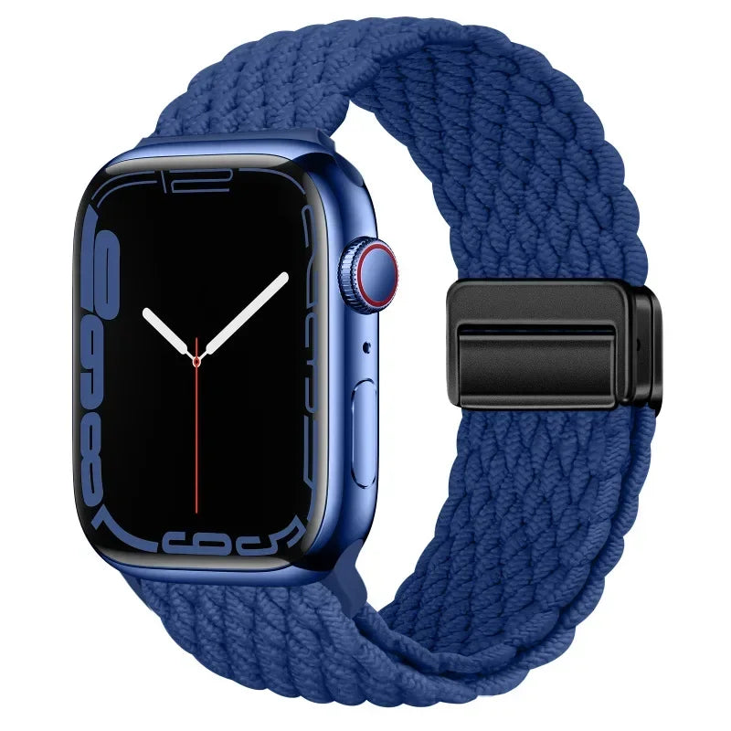 Nylon strap For Apple watch 11 10 42mm 46mm 9 8 7 45mm 41mm Ultra 3/2/1 49mm Magnetic wristband For iWatch 6 5 4 3 SE 44mm 40mm