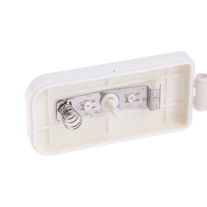 Double Compartments Universal Battery Box for Gas Water Heater Accessories Parts Plastic Double Battery Case(white)