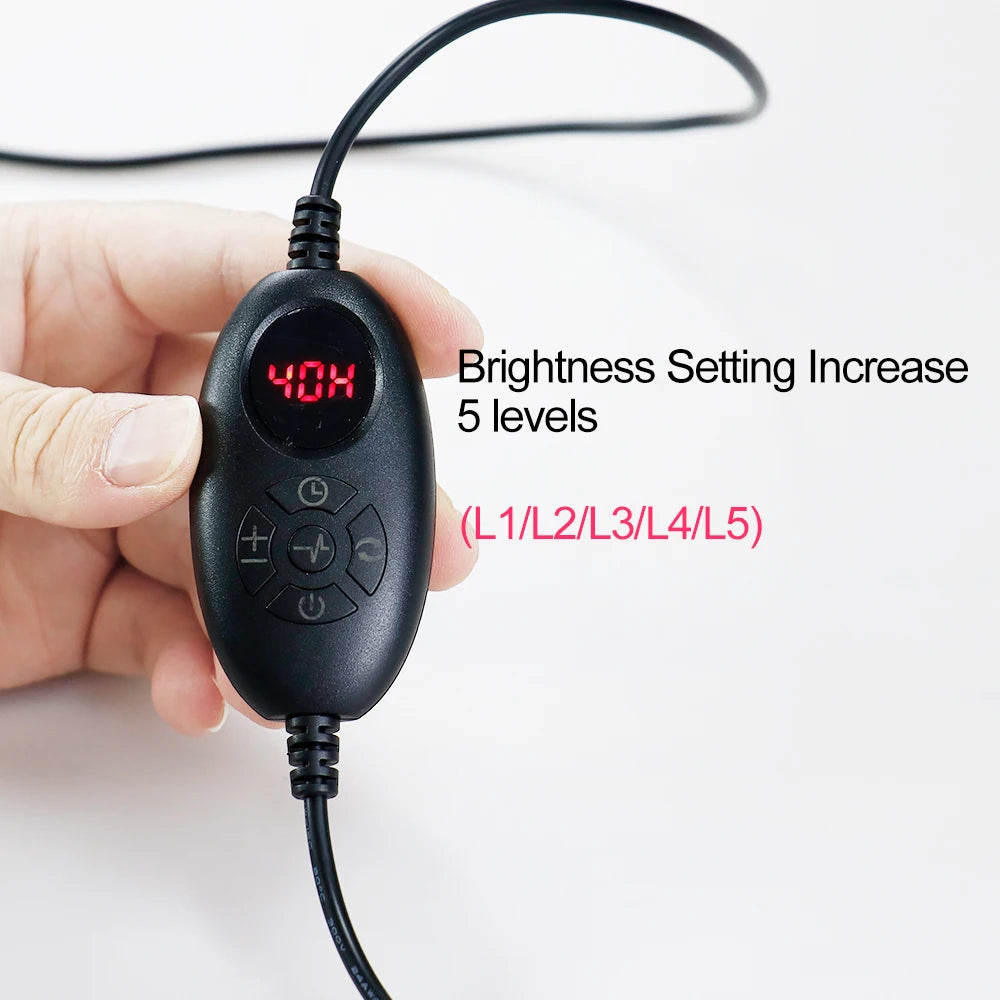 120 LEDs Red Light Belt Red＆Infrared 850nm 660nm Back Pain Relief Wrap Home Use Joint Muscle Relieve Beauty Tool