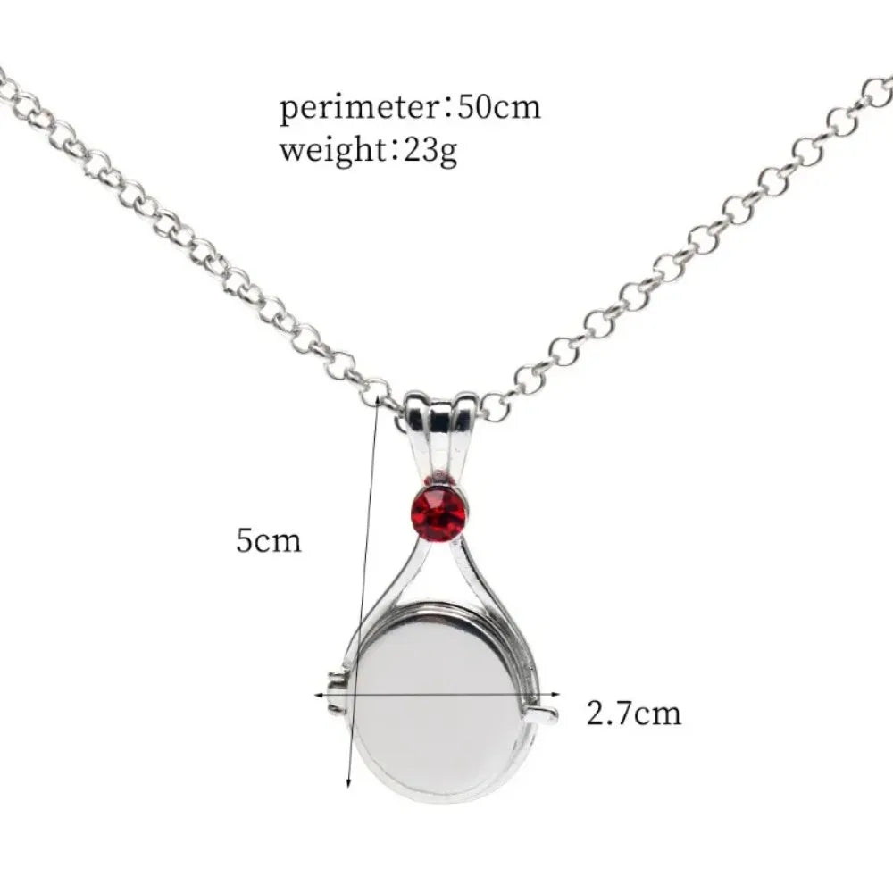 H2O Shell Women's Jewelry Gift Cosplay Props Decoration Fashionable H2O Mermaid Openable and Closable Pendant Necklace Creative
