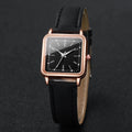 Women Watches Fashion Square Arabic Dial Quartz Watch Casual Leather Strap Ladies Wristwatches Clock Gift Reloj Mujer