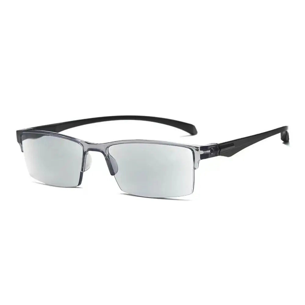 New Anti Blue Ray Reading Glasses Smart Automatic Zoom Reading Glasses Autofocus Power +1.0(100) ~ +7.0(700) Half-Rim Unisex