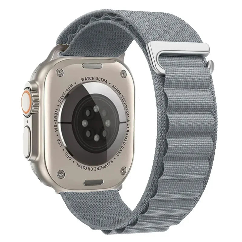 Alpine Loop Strap For Apple Watch Ultra 3 2 1 Band 49mm 11 10 9 8 7 45mm 41mm 42mm 46mm Nylon Bracelet iWatch 6 5 4 3 SE3 2 Belt