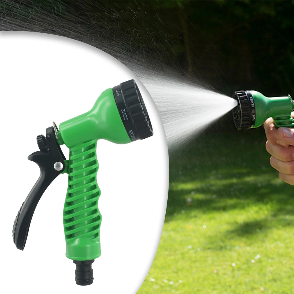 High Pressure Sprayer Plastic Garden Hose Spray Nozzle With 7-Function Sprays Garden Irrigation Water Pipe Sprinkler Head