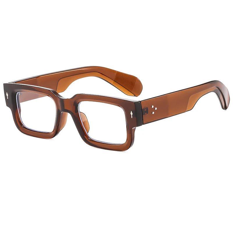 New Men's Personality Minimalist Style Sunglasses Fashion Cool Retro Rectangle Glasses Oculos De Sol Femino