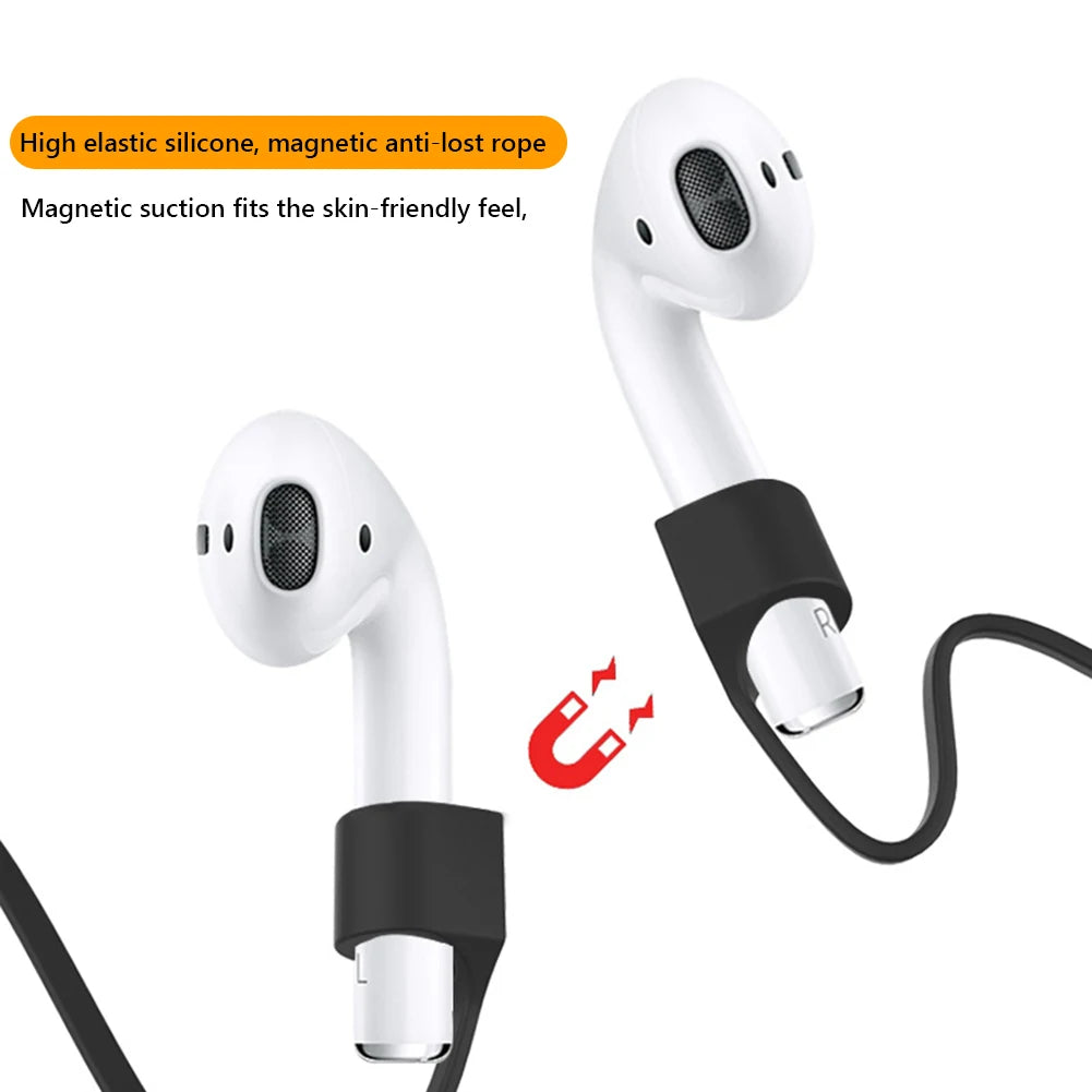 Strap Headphone Neck Strap for AirPods 1 2 3 Pro Earphone Anti Lost Silicone Rope Holder Neck Cord String Earphone Accessories