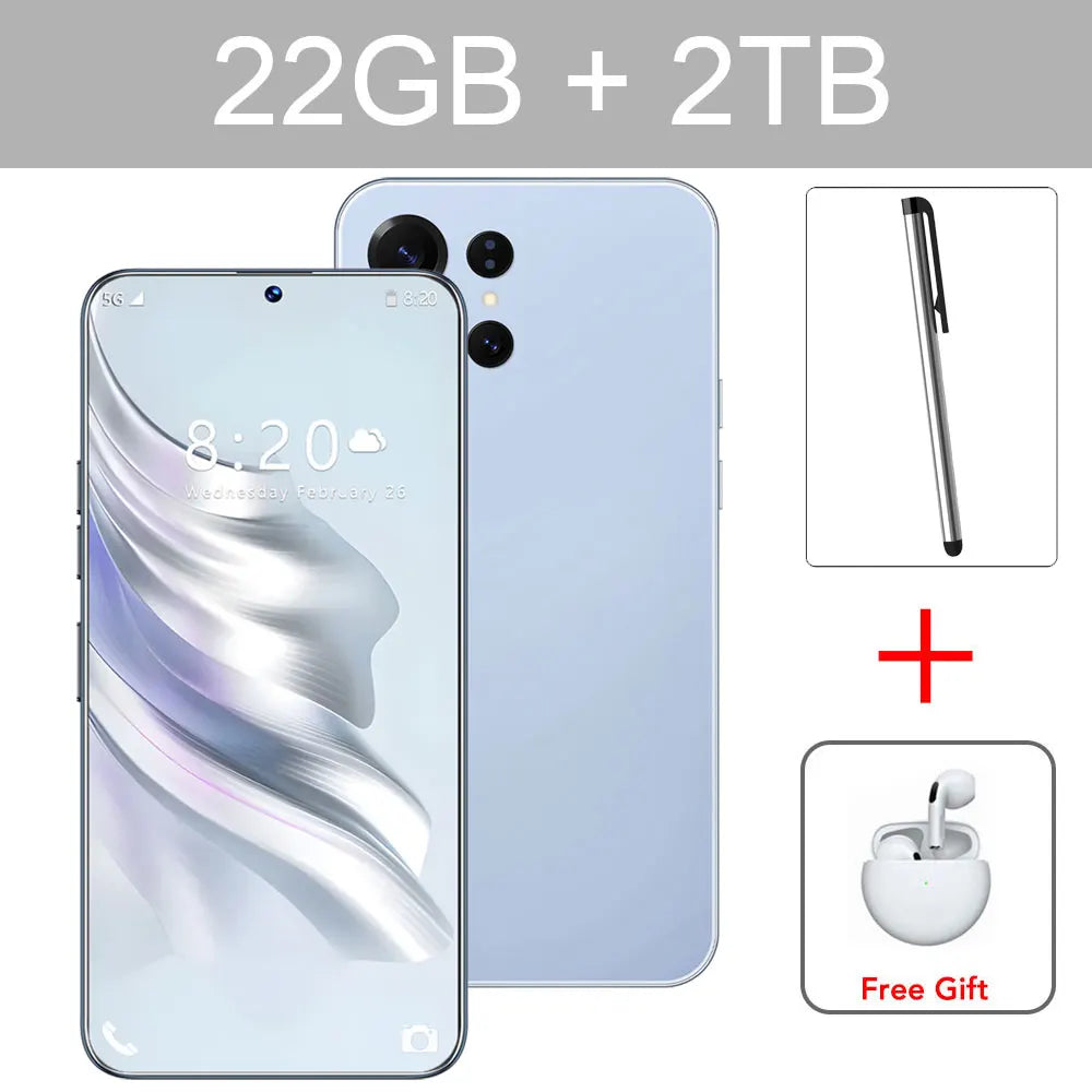 NEW S26 Ultra Smartphone 2026 Original 7.3HD Global Version 5G Dual Card Cheap Cellphones 7800mAh Android 15 Mobile Cell Phones