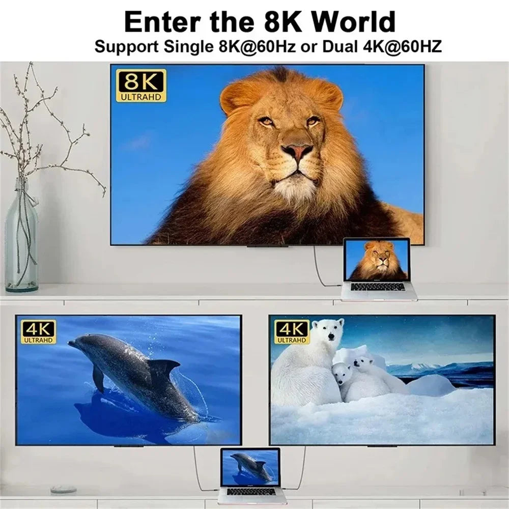 1M USB 4 Cable with LED Display Supports 8K Video 40Gbps 240W USB C Charging Cable For lPhone 15 MacBook Docking Stations
