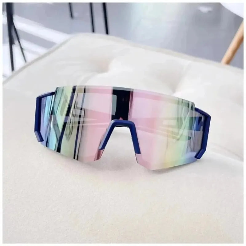 Cycling Sunglasses UV400 Shades Men Women Anti-Ultraviolet Outdoor Sports Hiking Climbing MTB Large Frame Oversized Goggles