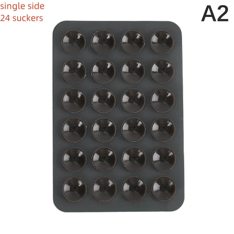 1pcs Backed Adhesive Sucker Pad For Fixed Pad Double Single Side Silicone Suction Pad For Mobile Phone Fixture Suction Cup