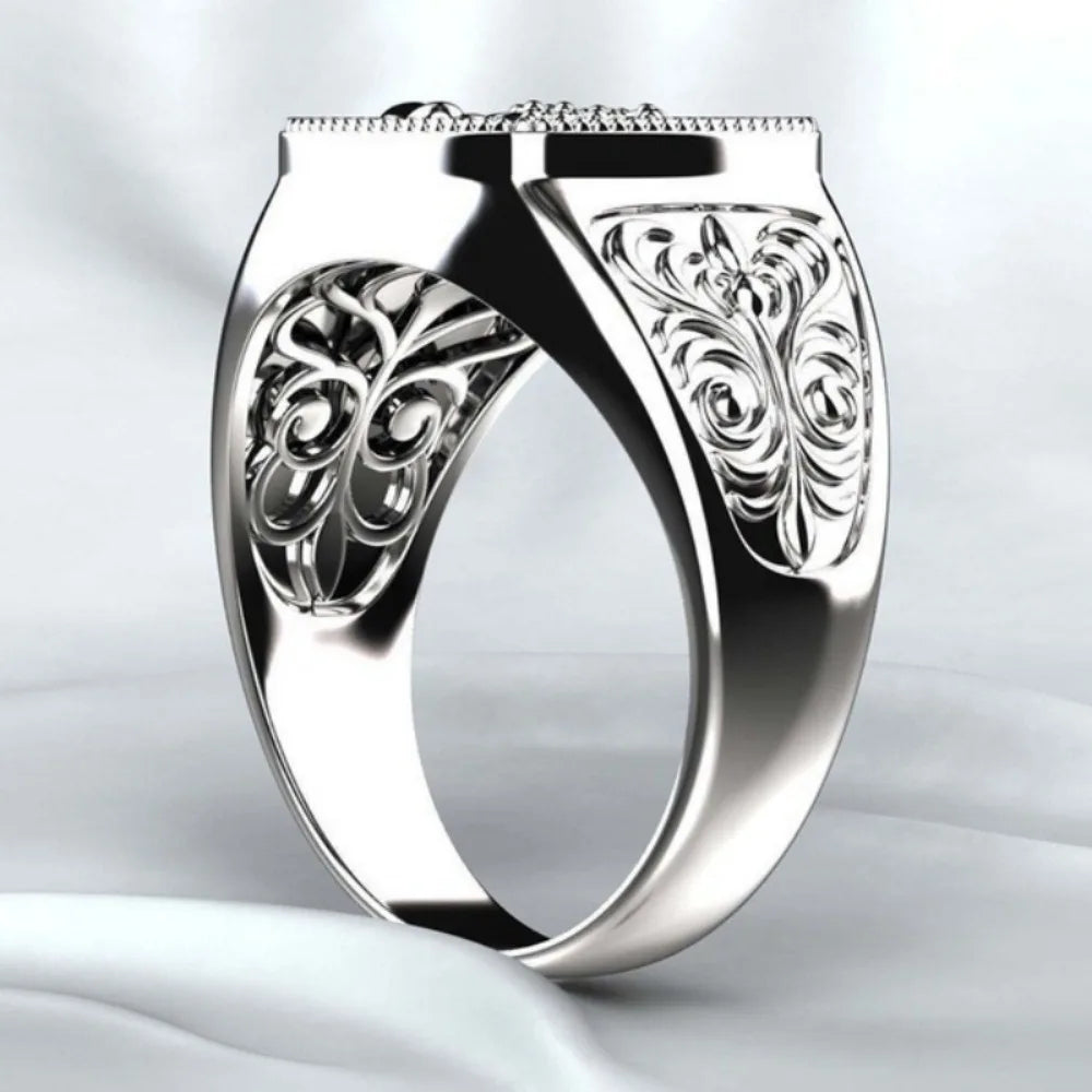 New Simple Retro Personalized Street Niche Scorpion Ring Men's Fashion Creative Trend Boys Jewelry Hip Hop Party RingAccessories