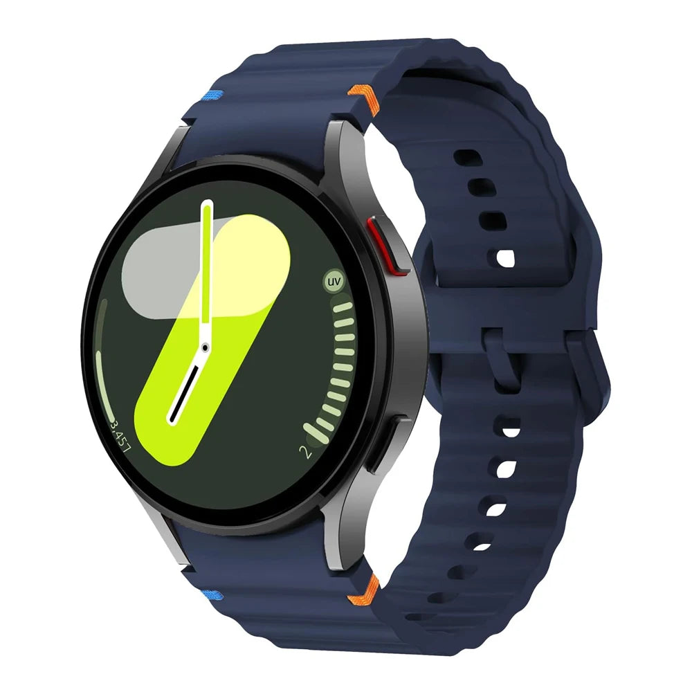 Original Sport Straps for Samsung Galaxy watch 4/5 Pro/6/7/6 classic 44mm 40mm 45 Silicone bracelet correa Galaxy watch 7 Band