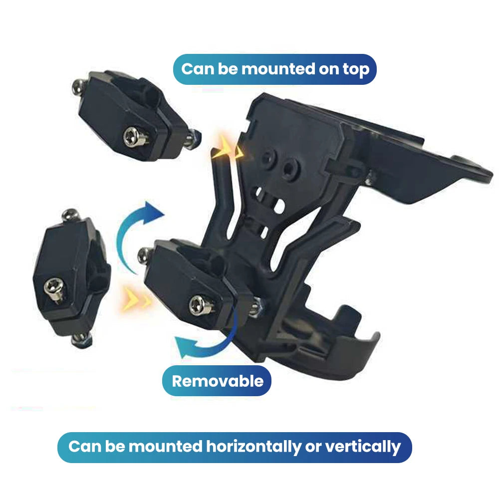 NEW Motorcycle Foldable Water Cup Bracket For Electric Bicycle Sport Cycling 360° Adjustable Handlebar Drink Holder Accessories