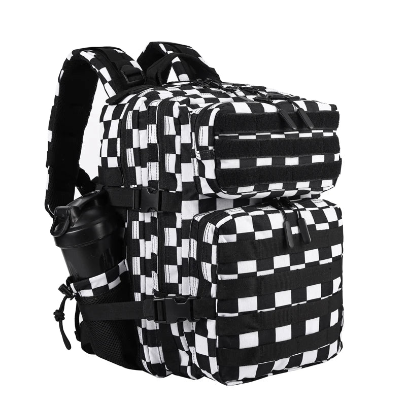 LHI 25L Tactical Backpack for Women Fitness Athlete Gym Out Bag  Small Outdoor Sports Travel Rucksack with Bottle Holder