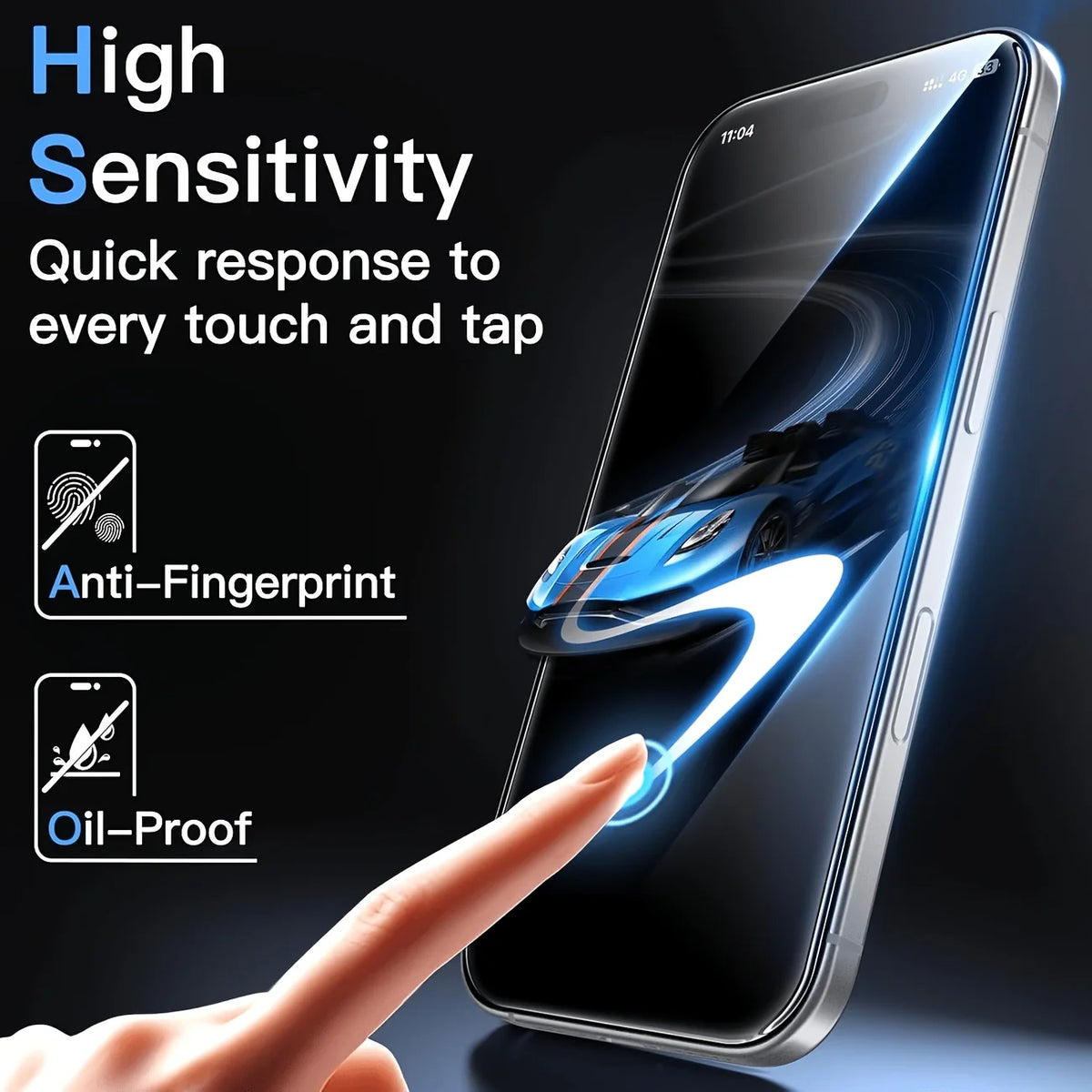 3-1Pcs Tempered Glass For iPhone 18 17 12 13 14 15 Pro Max 11 XR Screen Protector Glass HD Crystal 9H Anti Scratch Case Friendly
