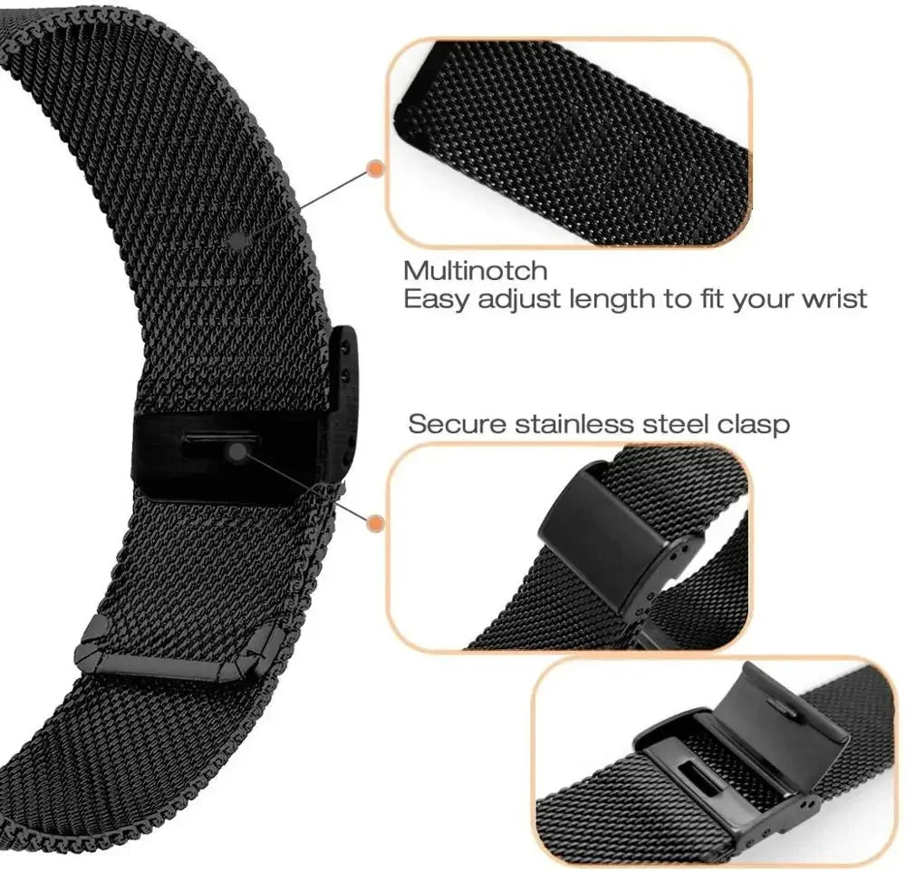 Metal Strap+Case for Huawei Band 9/10 Bracelet Case Protector Watchband for Huawei Band 10 8 7 6 Wristband Protective Cover