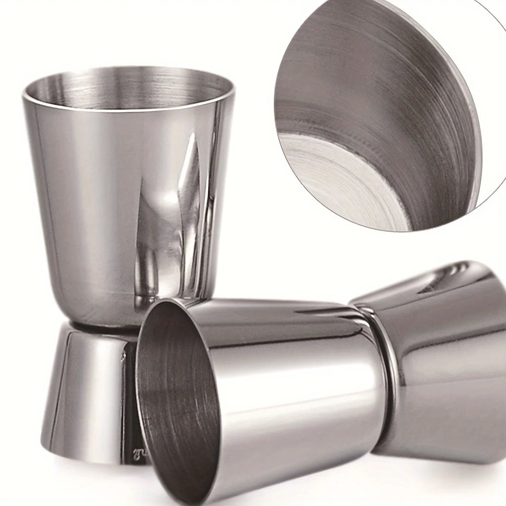Stainless Steel Measuring Cup Cocktail Shaker Peg Measurer Jigger Dual Shot Drink Alcohol Capacity Shaking Bottle Party Bar Tool