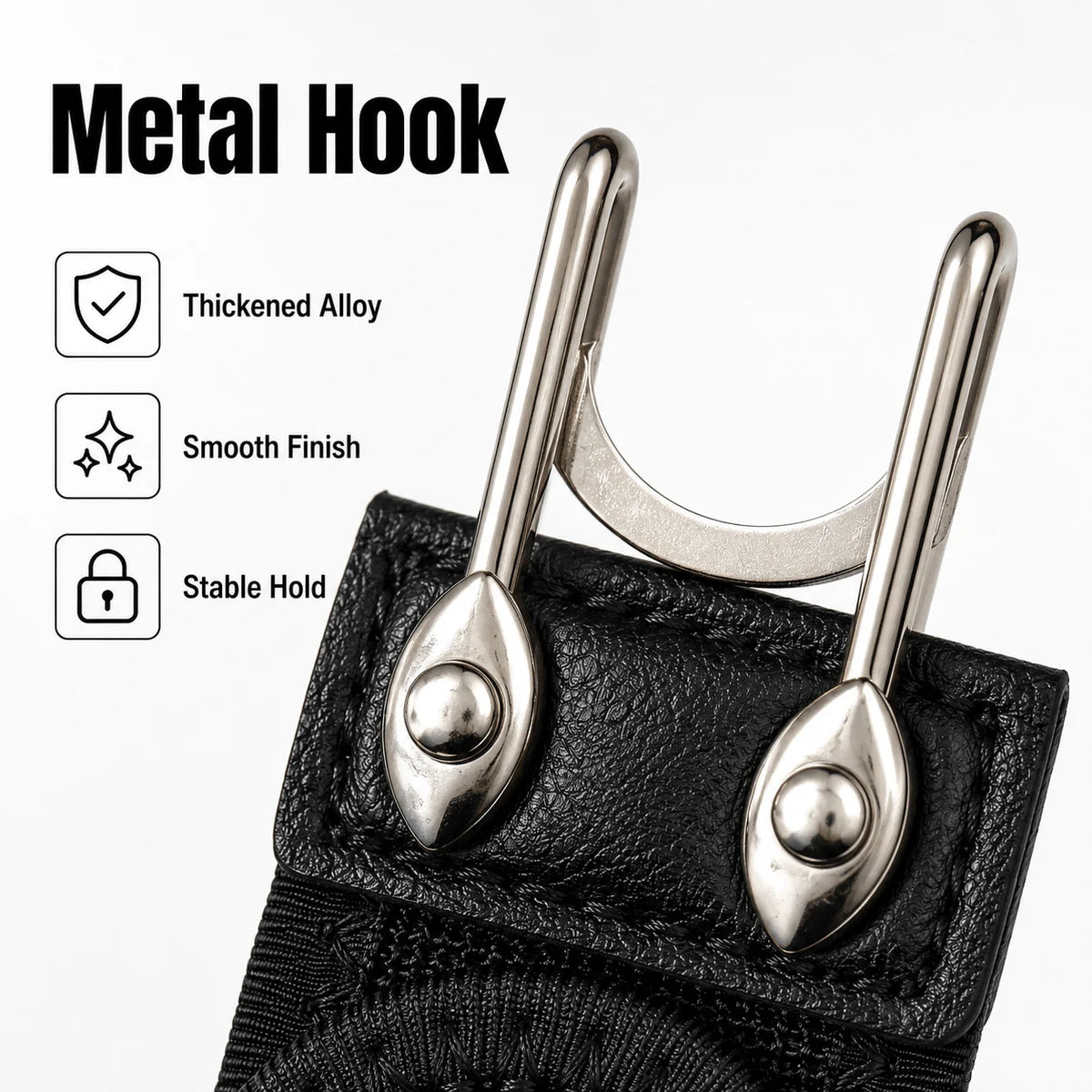 TRISJEM Brand Top Qualiy Men Elastic Waist Belt No Buckle Adjustable Stretch Nylon Hook & Loop Belt with Strong Metal Hooks