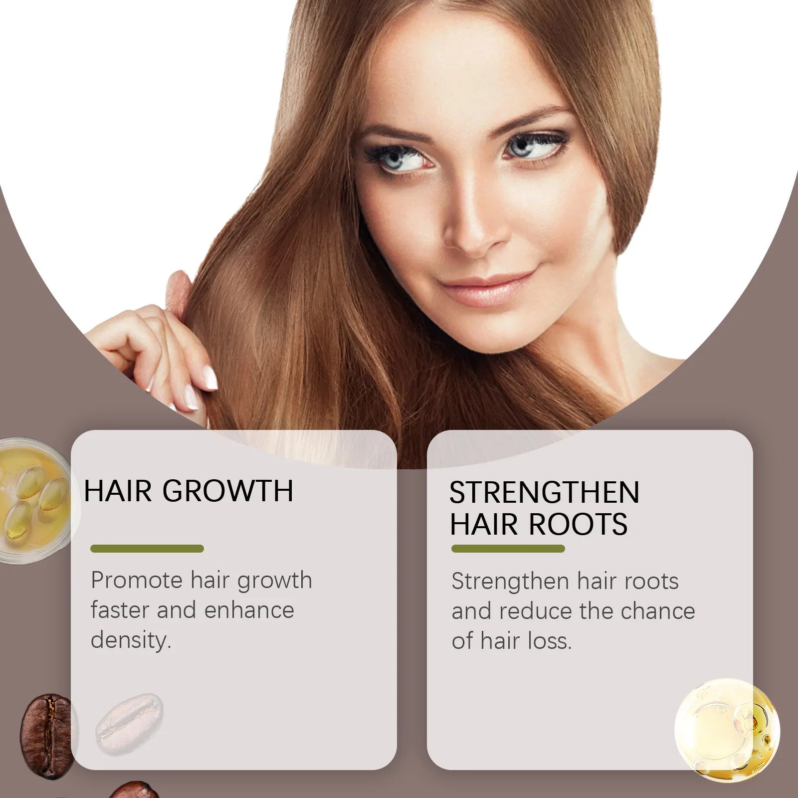 Hair Care Essential Oil Improving Growth Hair Nourishing Scalp Strengthen Hair Root Scalp Treatment Smooth Hair Essential Serum