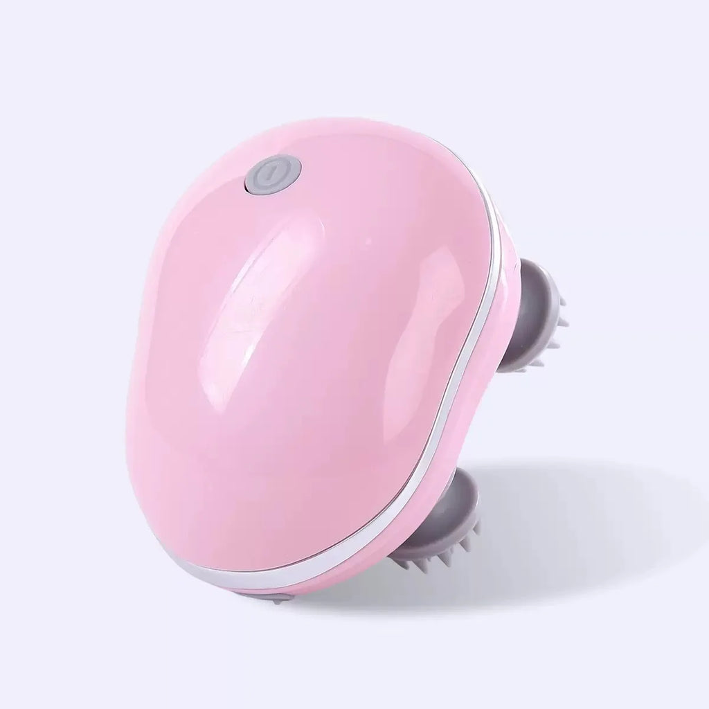 Head Massager with Adjustable Speed for Scalp Massage Red Light for Hair Care Soft Silicone for Deep Kneading of the Head