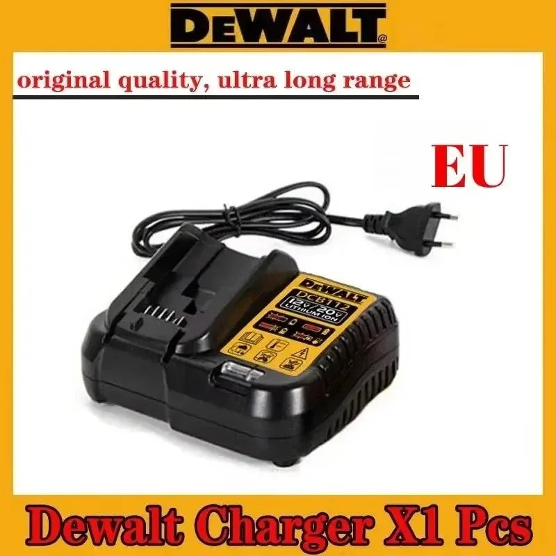 Original DeWalt 20V MAX 5Ah Battery and Charger Kit, DCB205 For Dewalt 20V Cordless Drill Impact Driver Work Light Battery
