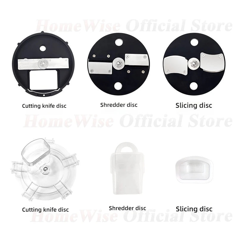 Homewise Cut Cubes and Slicing and Shredding Knife Accessories for M1 Commercial Multifunctional Vegetable Machine