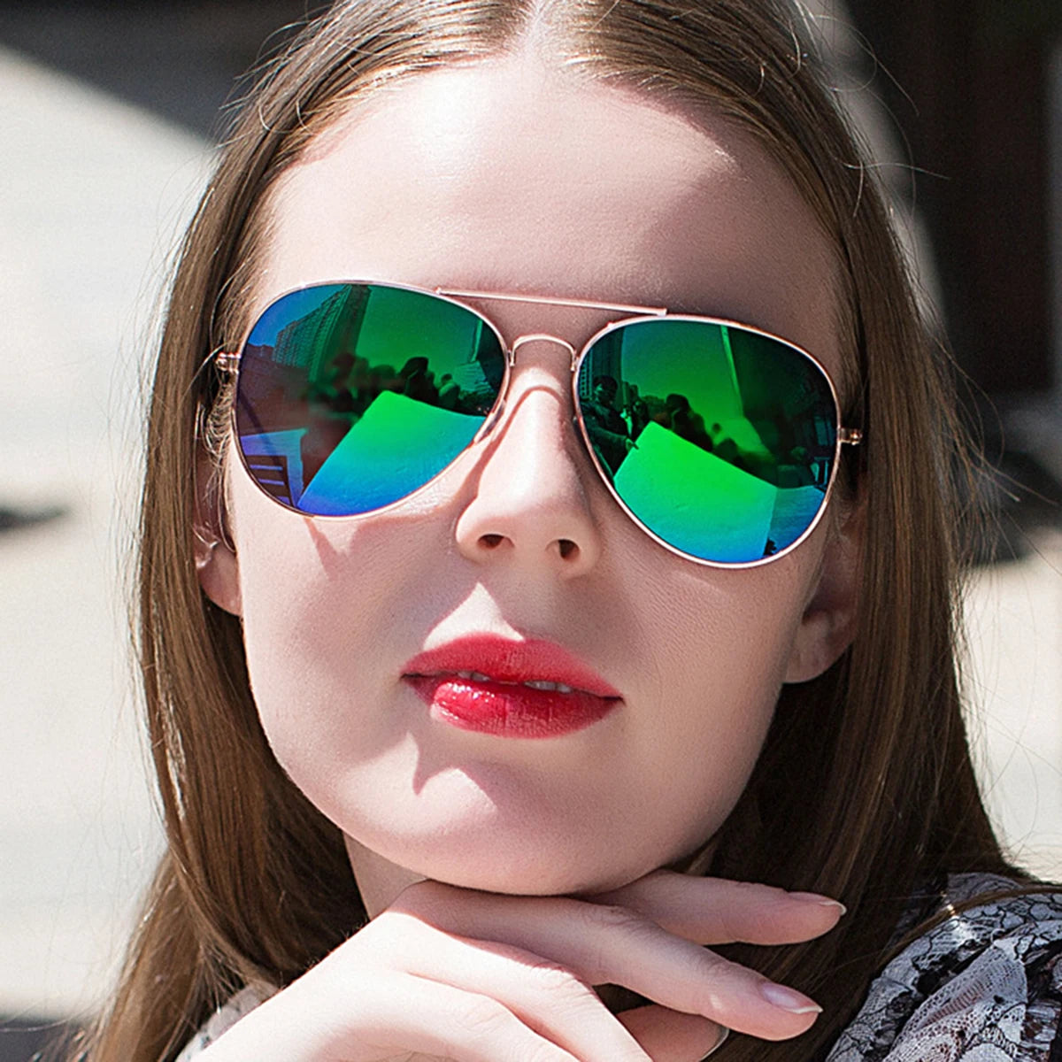 Ready Stock M'sia Original Men Sunglasses UV400 for Travel, Driving, Fashion Aviator Alloy Frame