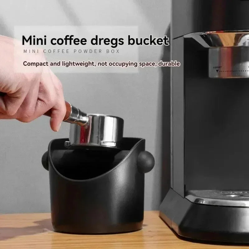Coffee Knock Box Coffee Grounds Waste Bucket for Espresso Machine Handle Powder Recycling Bin Home Cafe Barista Tool