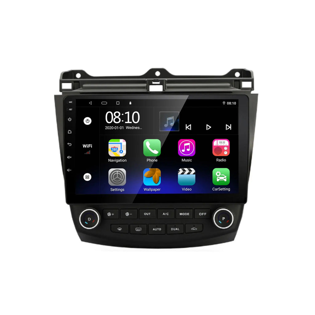 Android Car Stereo fo Honda Accord 7th 2003-2007,Build-in Carplay & Android Auto, 10 inch Capacitive Touch Screen GPS Navigation