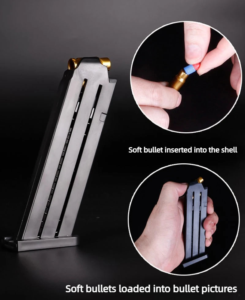 2026 Shell Ejecting Airsoft Pistol Soft Bullet Toy Gun Outdoor Shooting Game Toy for Boys Kids Children Ideal Gift