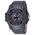 SMAEL Sport Watch Military Wristwatch for Men Alarm Stopwatch LED Digital Back Light Dual Time Display Waterproof Watch Men 8007