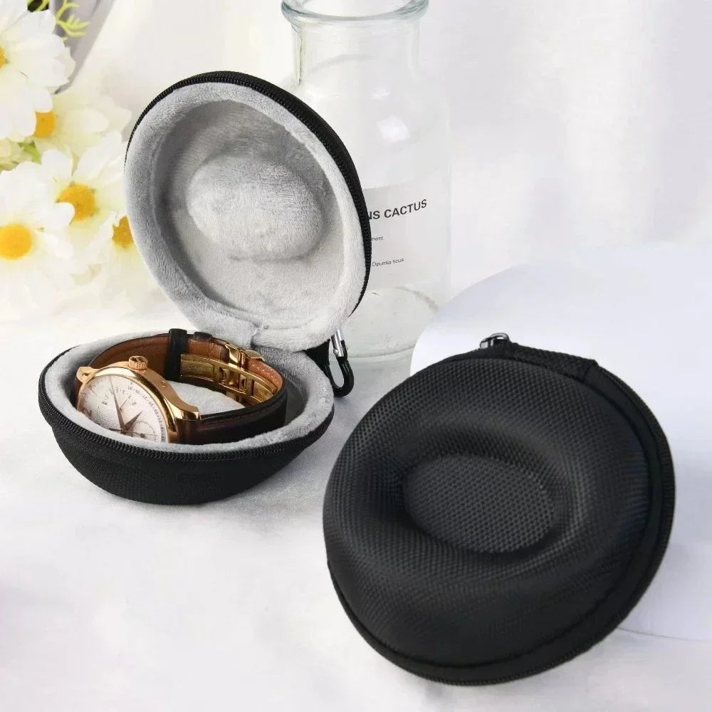 1-2Pc Travel Case Portable Storage Box For Single Watch Shock And Impact-resistant For Wristwatches Smart Watches Watch storage