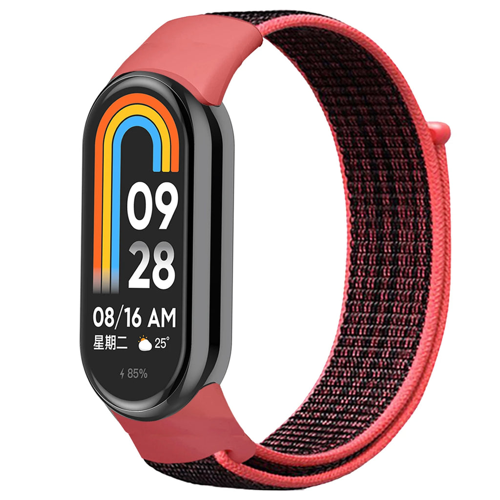Nylon Loop for xiaomi Mi Band 10 9 8 Straps SmartWatch Wristband Correa Replacement Sport Pulsera for Miband 7 6 5 4 3 Bracelet