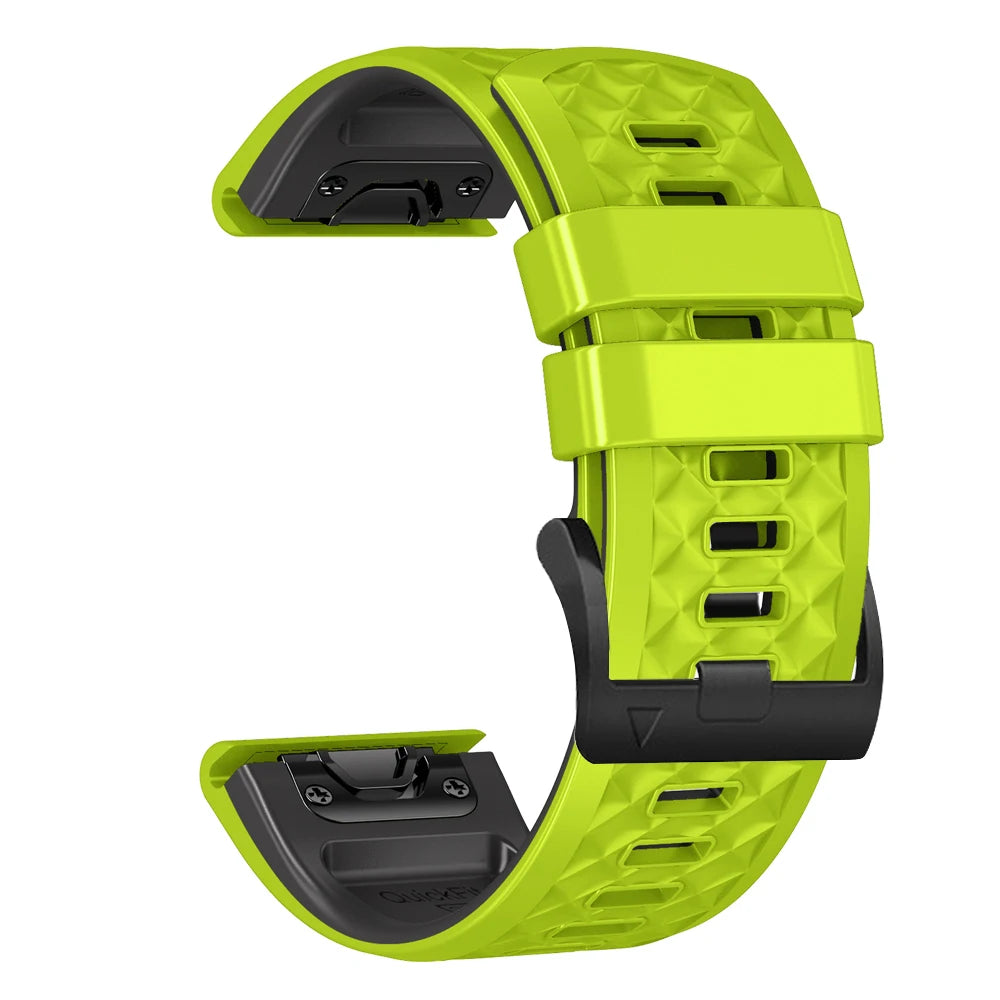26mm 22mm Watch Strap Bracelet For Garmin Fenix 7X 7 6X 6 Pro 5X Plus 3HR 955 945 Wristband Epix Gen 2 MK2i Tactix Silicone Band