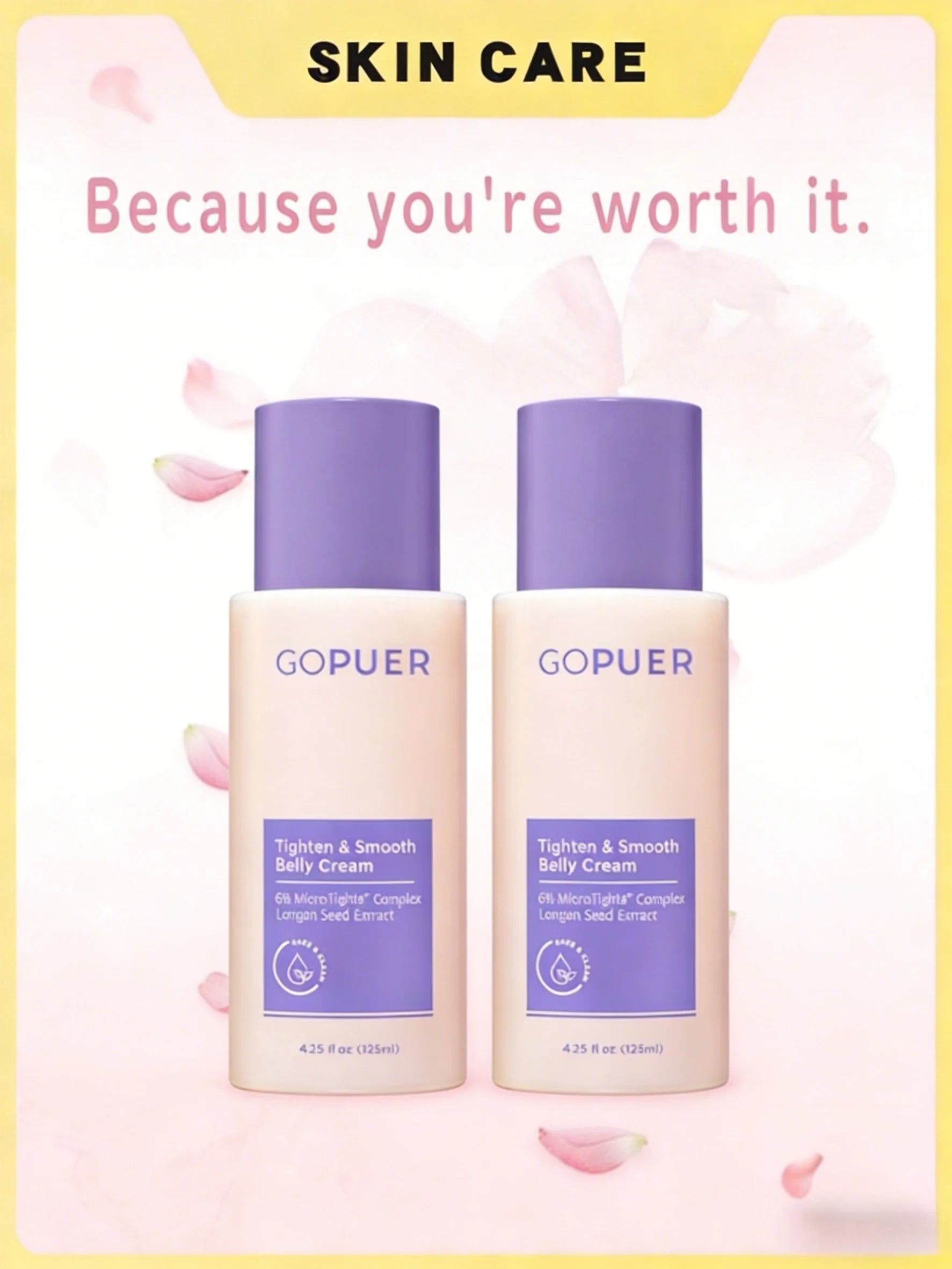 2 PCS/1 PCS GOPUER Tighten & Smooth Belly Cream - Clinically Tested Skin Care