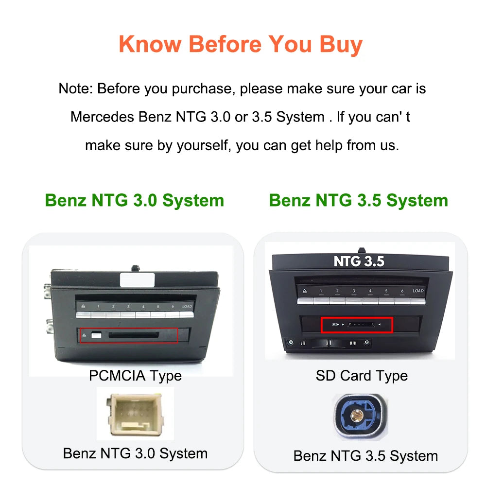 Bonroad Wireless CarPlay OEM Screen Upgrade Smart Adapter For Mercedes Benz S Class W221 2006-2013 NTG 3.0/3.5 Airplay Module Box