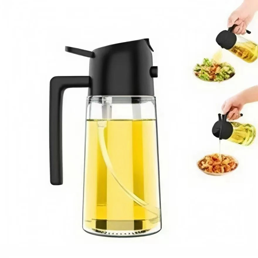 Commercial Grade Glass Spray Oil Pot for Catering Household Seasoning Oil Bottle for Baking Homestyle Cooking Sprayer